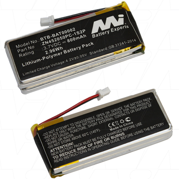 MI Battery Experts BTB-BAT00002-BP1